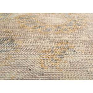 พรมขนสัตว์ถักมือขนาดใหญ่ลายเหรียญรางวัลสีเบจและสีน้ำตาลสำหรับตกแต่งห้องนั่งเล่น-Skwl-363 - Product Image 3