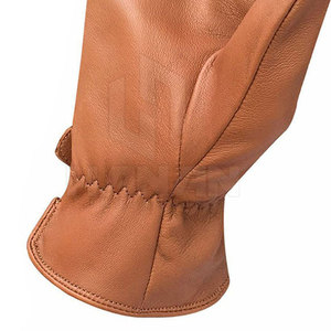 Guantes de conductor de cuero Unisex de alta calidad Pantalla táctil impermeable Compatible para invierno Conducción al aire libre Precio económico - Product Image 6