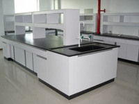 SCEELAB OEM Mobilier scolaire moderne pour la science, table d'islande de laboratoire ESD pour la physique, design contemporain, acier laminé à froid, Guangdong