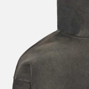 Sweat à capuche en coton de haute qualité, respirant, avec poche, style streetwear, effet délavé - Product Image 4