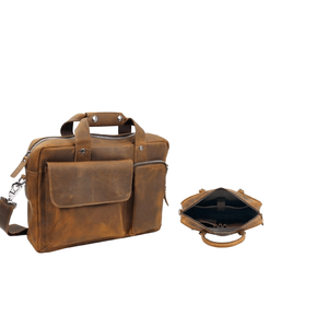 Bolso de cuero con estilo de alta calidad para viajes de negocios y uso diario Múltiples compartimentos Artesanía elegante - Product Image 3