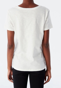 High Quality Women's <b>Summer</b> Streetwear Short Sleeve <b>T</b>-<b>Shirt</b> Eco-Friendly Deep V-Neck Casual Style - Product Image 2