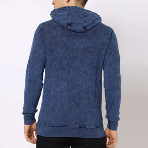 Sudadera con Capucha Unisex de Gran Tamaño, Estilo Urbano, Lavado Ácido, Bordada, para Invierno - Product Image 2