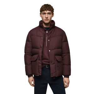 Chaqueta Acolchada para Hombre de la Mejor Calidad, con Cuello Alto, Cierre Completo, Informal, Cálida para Invierno, con Diseño y Talla Personalizados - Product Image 1