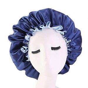 Gorro de Satén Suave 100% Poliéster para una Protección Capilar Nocturna Suave y Saludable, Ajuste Ajustable para Todos los Usuarios, Todas las Temporadas - Product Image 1