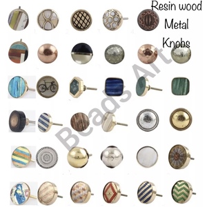 Modern T-<b>Bar</b> Pull Handle for Cupboard Drawer <b>Door</b> Knobs Resin <b>Wood</b> for Kitchen Bedroom Bathroom Dresser-Export Quality - Product Image 2