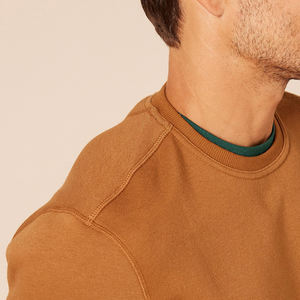 SIBRIN, sudadera Unisex de calidad superior hecha en fábrica, cuello redondo de gran tamaño, 100% algodón, ropa de calle de rizo, sudaderas personalizadas de tela - Product Image 4