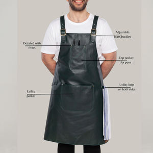 Delantales de cuero superventas en línea/Delantales de cuero hechos con material de cuero genuino 100% con servicio OEM - Product Image 4