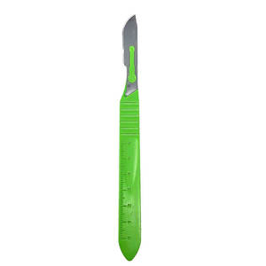 Manche de scalpel jetable en plastique de qualité supérieure pour chirurgie laparoscopique manuelle, différentes tailles et couleurs, vente en gros - Product Image 1