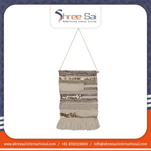 Appeso a parete in macramè fatto a mano di nuova moda disponibile a buon prezzo dal fornitore indiano - Product Image 4