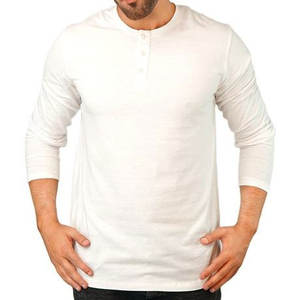 Ropa informal de manga larga, camisetas lisas ajustadas, camiseta de manga larga para hombre, diseño personalizado, camisetas simples de algodón 100% para hombre - Product Image 5