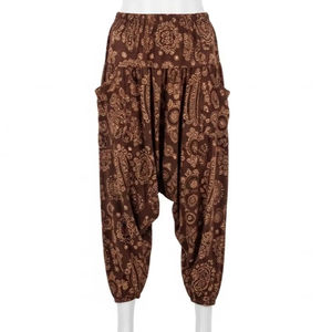 Pantalon Harem en Polyester à Impression Numérique Respirant, Doux, Extensible, Confortable, Décontracté, Léger, Style Ample, Pantalon de Mode - Product Image 1