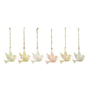 Pendentif suspendu en métal coeur de haute qualité ornement d'arbre de noël pour noël cadeau de pâques décor à la maison avec emballage de sac - Product Image 3