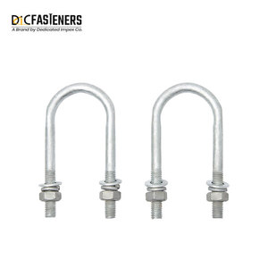 High Precision DIN 3570 <b>U</b> <b>Bolts</b> in M4 M5 M6 Sizes Stainless Steel 304/316 Plain Finish Coarse Thread Available in SS Material - Product Image 5