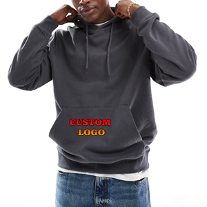 OEM Pull à capuche de haute qualité avec logo personnalisé Sweats à capuche pour hommes 100% coton vierge Sweat à capuche hip hop Basics surdimensionné à épaules tombantes pour homme - Product Image 1