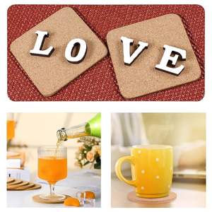 High Quality Custom Logo <b>Cork</b> <b>Coaster</b> Classic Style Hot Selling OEM Size Pattern High Thickness PC Material Sublimation Feature - Product Image 6