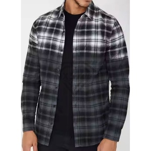 Vente directe d'usine de haute qualité respirant laine/polyester flanelle moto chemises à manches longues séchage rapide flanelle chemises - Product Image 3
