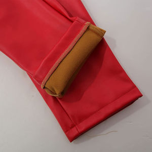 Pantalones Casuales de Cuero Genuino, Ligeros, de Corte Recto para Hombre, con Trabillas para Cinturón y Bolsillos - Product Image 5