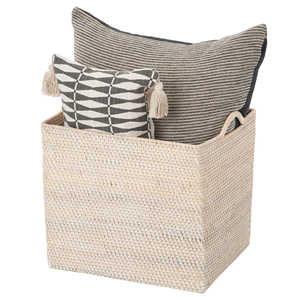 High Quality Natural Handwoven Rattan Wicker <b>Shelf</b> Storage <b>Basket</b> Custom Size Kitchen Decorative Organizing Manufactured Vietnam - Product Image 3