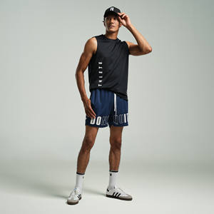 Camiseta sin mangas con logotipo personalizable para hombre, chaleco de entrenamiento transpirable de secado rápido para levantamiento de pesas y correr, camiseta estampada - Product Image 2
