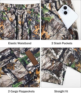 Pantalones de Caza para Hombre, Pantalones de Senderismo, Pantalones de Pesca, Estilo Recto, Holgados, de Cordura, Talla Grande, Hechos de Algodón, Transpirables - Product Image 5