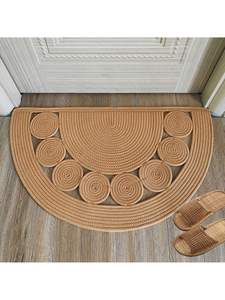 Paillasson en corde traditionnel avec un design tressé épais, idéal pour les maisons de campagne et les décorations de porche rustiques - Product Image 5