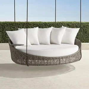 Liliana Hanging Daybed mit Kissen für den Außenbereich