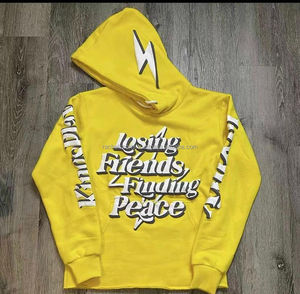 Vente en gros Sweat à capuche décontracté en polyester confortable avec pull en molleton Logo brodé personnalisé imprimé en 3D pour l'hiver - Product Image 2