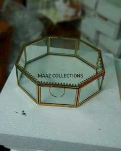 ที่ขายดีที่สุดทองส่วนบุคคลกล่องเครื่องประดับแก้วสำหรับ Gifting - Product Image 2