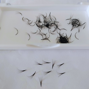 Extensiones de Pestañas 6D Pre-fabricadas Hechas a Mano Profesionales, Pestañas Sintéticas CC Fáciles de Usar, Maquillaje de Belleza Diaria, Empaque Nhu Eyelash - Product Image 5