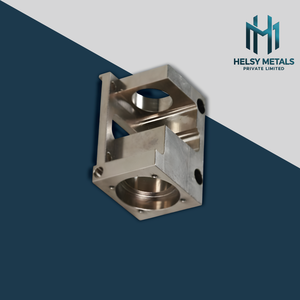 Soporte de Montaje de Aluminio Mecanizado VMC Personalizado, Bloque de Carcasa de Alta Precisión con Orificios Dobles para Maquinaria de Automatización Industrial - Product Image 3