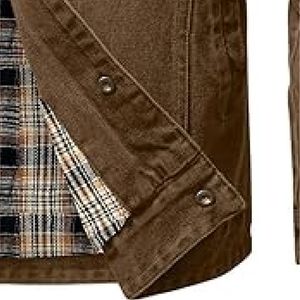 แจ็คเก็ตวินเทจฤดูหนาวผู้ชายพร้อมคอปกตั้งและแขนยาว - Product Image 5