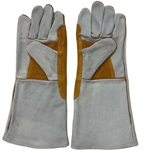 Guantes de soldadura de cuero Premium con servicio de OEM superventas, recién llegados, diseño resistente al calor, guantes de seguridad razonables - Product Image 1