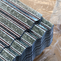 Tôles de Toiture Ondulées Galvanisées en Zinc 0,12mm-0,3mm