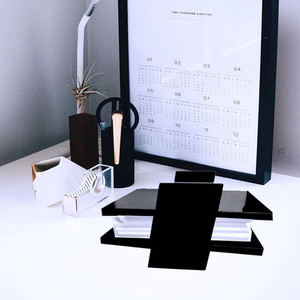 Plateau à documents JGWOOD DESIGNS en plastique empilable pour le bureau - Product Image 3