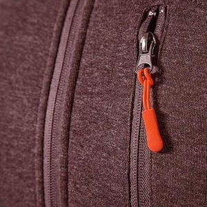 เสื้อฮู้ดซิปแบบวินเทจลำลองสำหรับทุกเพศ ผลิตจากผ้าฟลีซโพลีเอสเตอร์ 100% เป็นมิตรกับสิ่งแวดล้อม ระบายอากาศได้ดี เหมาะสำหรับฤดูหนาว คุณภาพสูง ขายส่ง - Product Image 4