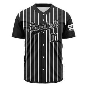 Jersey de Béisbol de Alta Calidad con Diseño Gratuito y Color Personalizado para Adultos Unisex, Camisetas de Entrenamiento Transpirables de Talla Grande para Equipos de Sóftbol - Product Image 3