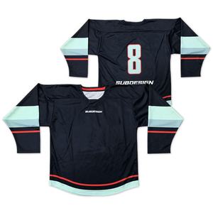 เสื้อเจอร์ซีย์พิมพ์ลายเสื้อฮอกกี้น้ำแข็งเสื้อเจอร์ซีย์ปักโลโก้ได้ตามต้องการ - Product Image 3