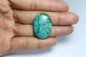 คุณภาพสูง 100% เทอร์ควอยซ์สีฟ้าธรรมชาติ Cabochon หินปรับเทียบแบบหลวมสําหรับเครื่องประดับใช้ในราคาไม่แพงขายจํานวนมาก - Product Image 2