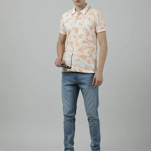 Design personnalisé Tie Dye pour hommes pour polos Durable nouveau style solide motif disponible au prix de gros meilleure fabrication - Product Image 3