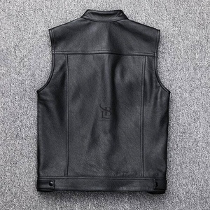 เสื้อกั๊กลำลองสำหรับผู้ชายเสื้อกั๊กหนังวัวมีสไตล์สำหรับ2025 - Product Image 3