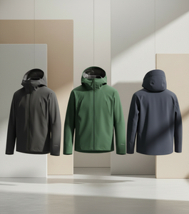 <b>Men's</b> Lightweight Slim Windbreaker <b>Jacket</b> with Removable Hood - Full Zip Casual Outdoor Coat for <b>Summer</b> & Spring - Product Image 2