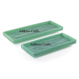 La bandeja para servir Chocolate de moda más Popular con textura de mármol, bandeja de exhibición de fechas dulces para Ramadán Eid, platos de Decoración de mesa - Product Image 4