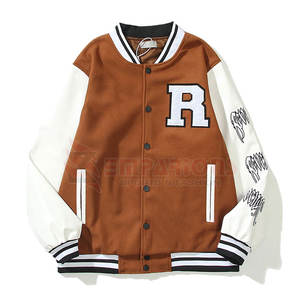 Veste de baseball personnalisée à manches longues, coton/laine de haute qualité, respirante, dernier design, mode hiver, veste pour homme - Product Image 1