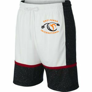 กางเกงขาสั้นเล่นยิมของผู้ชายกางเกงขาสั้นผ้ายืด4ทางแห้งเร็วระบายอากาศแบบลำลองพิมพ์ลายเรขาคณิตโลโก้ได้ตามต้องการ - Product Image 6