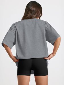 Conception personnalisée du fabricant OEM Hauts décontractés à manches courtes en coton pour femmes Respectueux de l'environnement pour les commandes en gros - Product Image 4