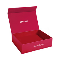 Caja de Regalo de Cartón Plegable Magnética Personalizada al por Mayor con Logotipo de Lujo para Navidad
