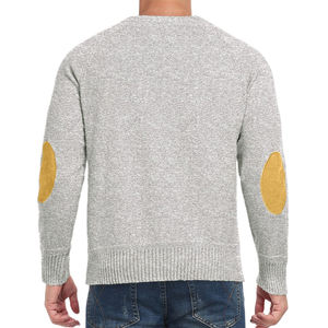 Drop Shoulder Street Wear <b>Men's</b> Sweaters For Online Sale 2025 Top Selling <b>Long</b> Sleeve Embroidery Patch Design <b>Men</b> Sweater - Product Image 2