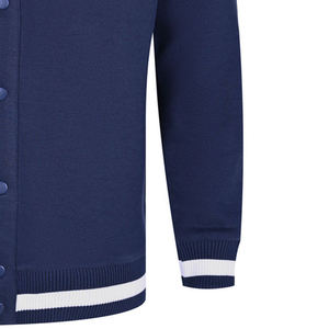 Cardigan décontracté à col en V, coupe ajustée, en laine polaire, brodé, pour les sororités et les fraternités universitaires, chaud, épais, avec boutons décoratifs - Product Image 6