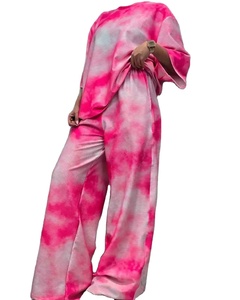 Ensemble personnalisé pour femmes, sublimation, lavage à la machine, séchage rapide, coton imperméable, manches longues, ensemble 2 pièces, short, style hip hop, floral, 2027 - Product Image 3